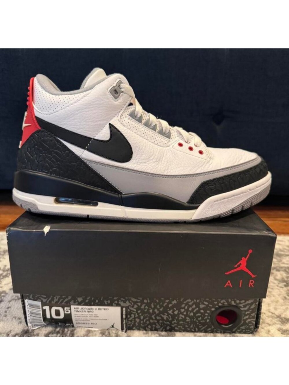 Nike Air Jordan 3 “Tinker Hatfield” (2018) – Size 10.5